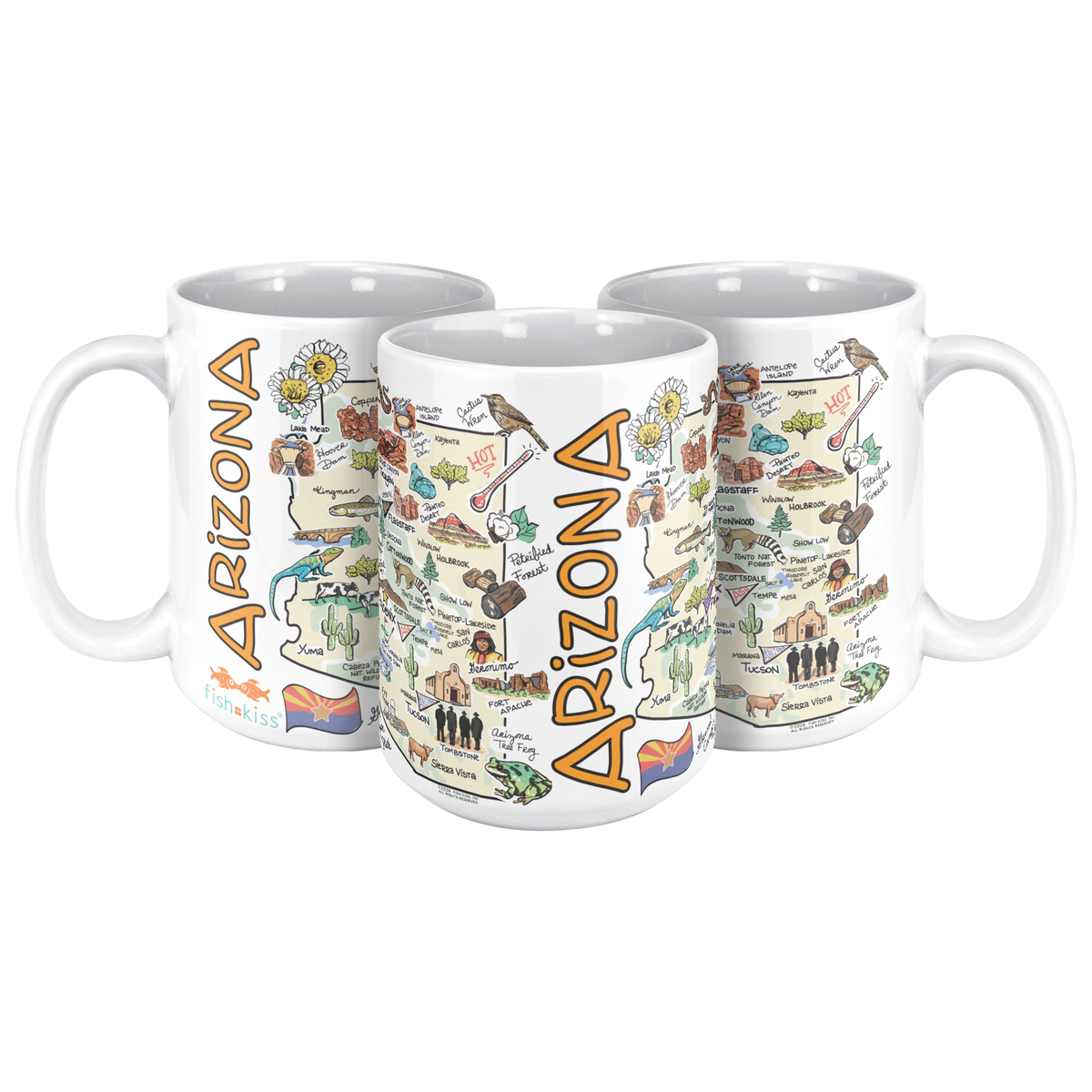 Arizona 15oz White Mug