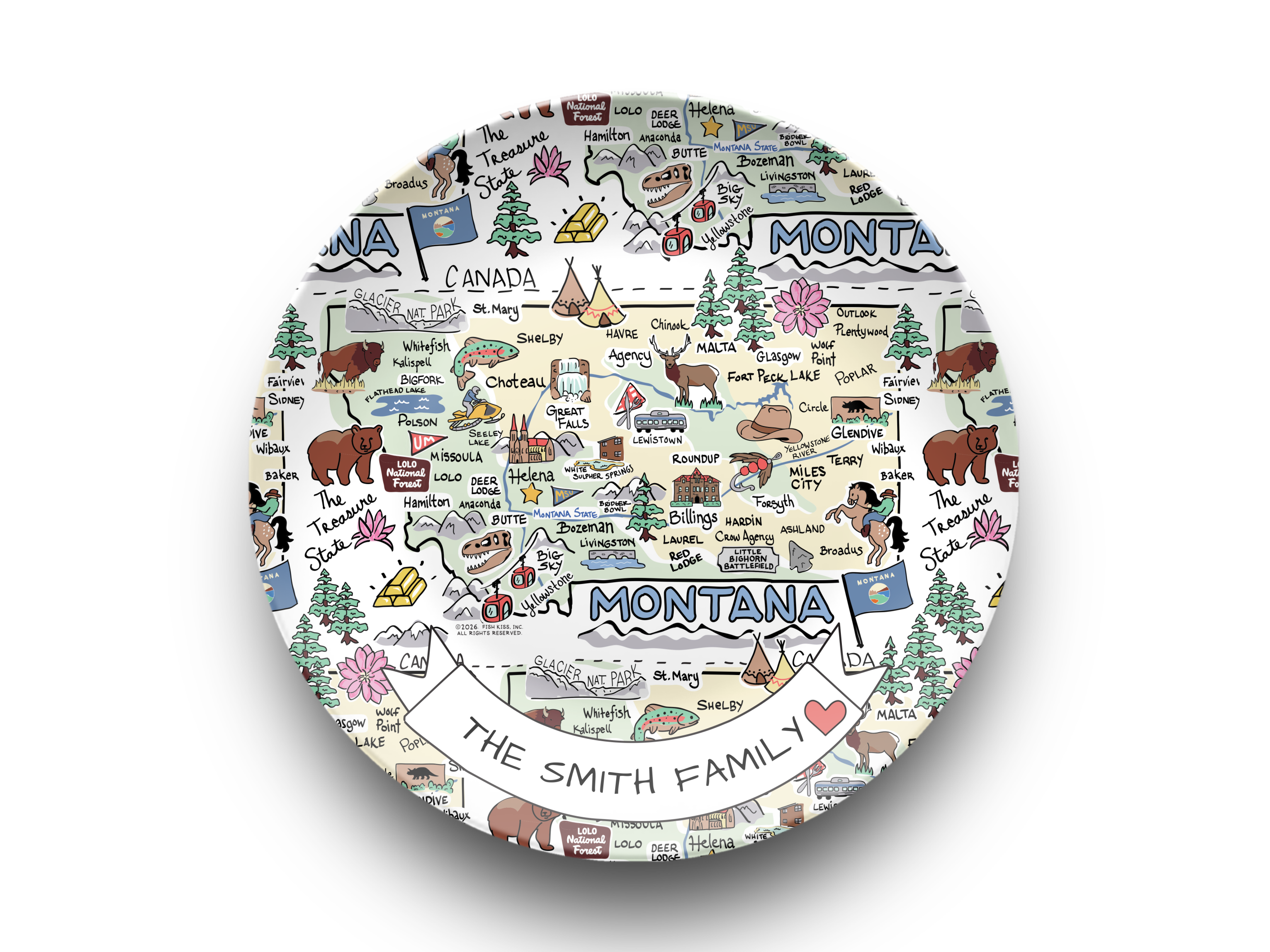Custom Montana Plate