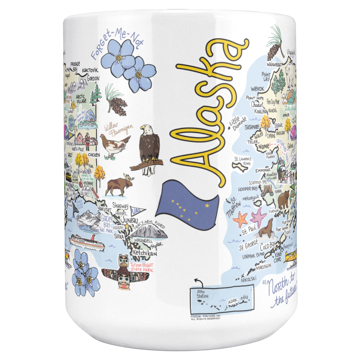 Alaska Map Mug