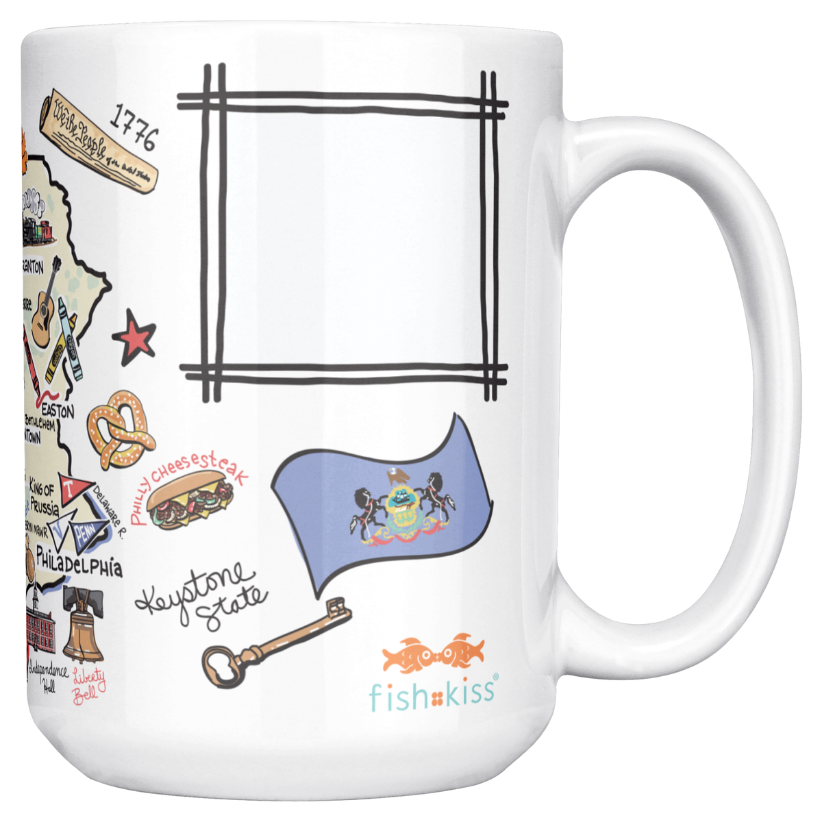 Pennsylvania 15oz White Mug