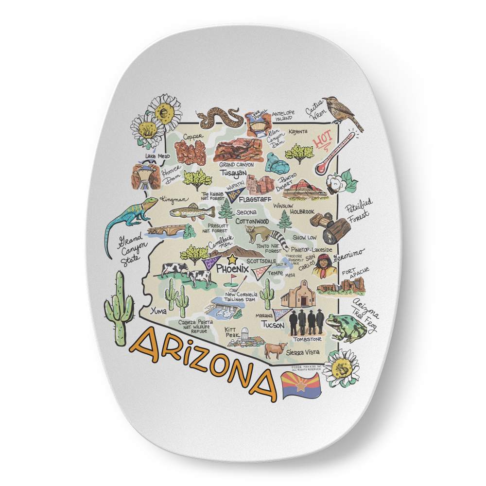 State Map Platter