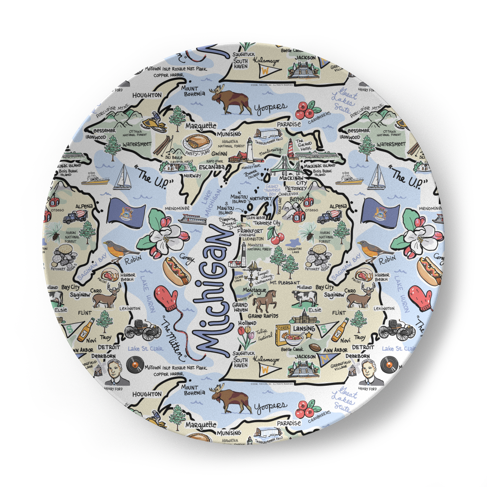 State Map Plate
