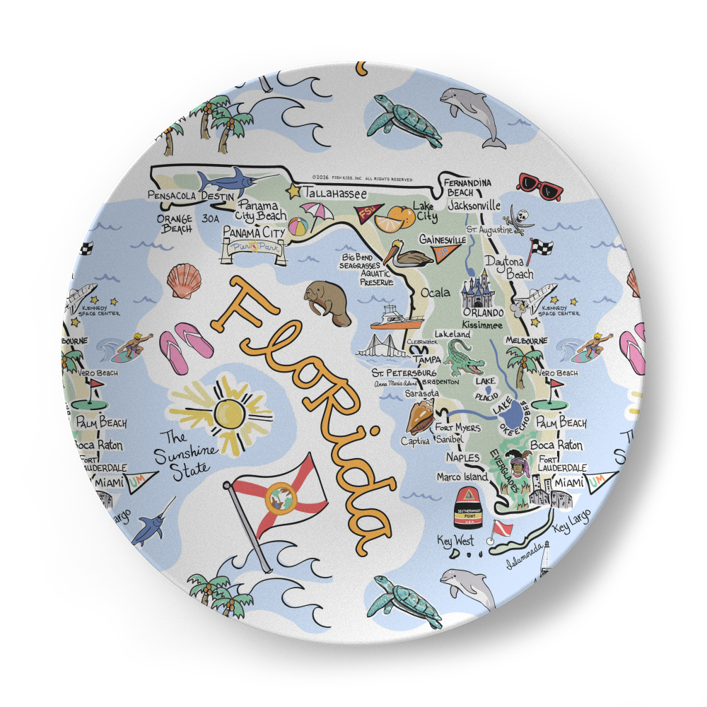 State Map Plate