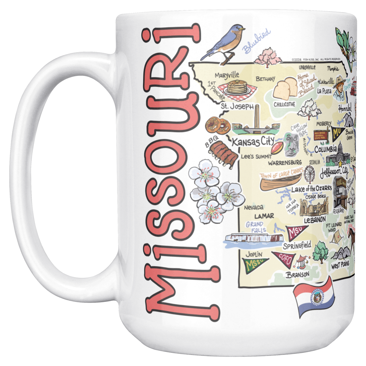 Missouri 15oz White Mug