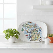 Michigan Map Platter