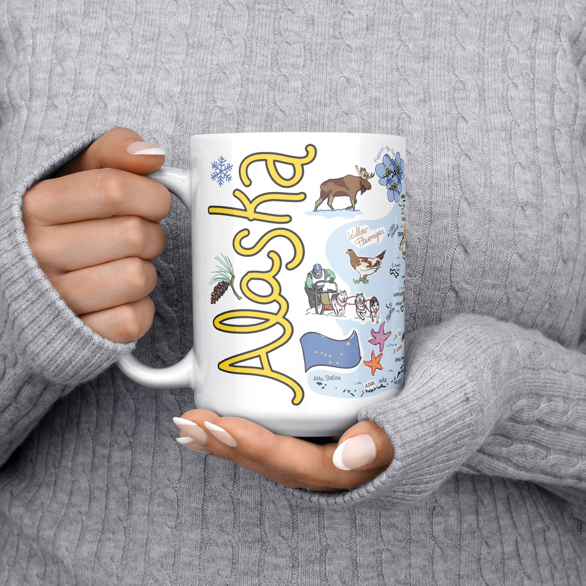 Alaska Map Mug