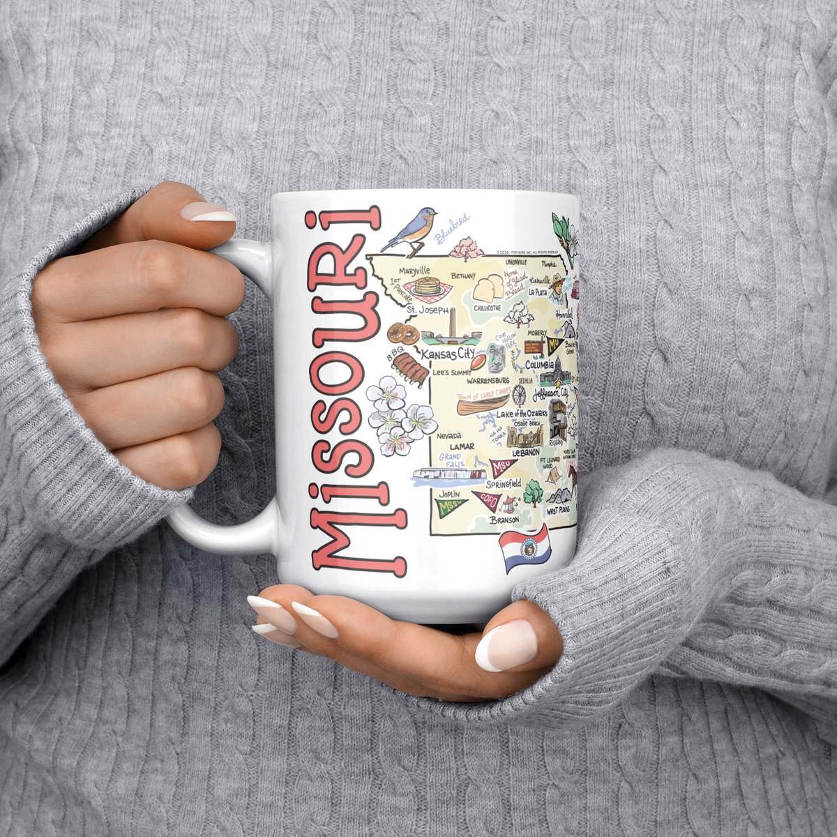 Missouri 15oz White Mug