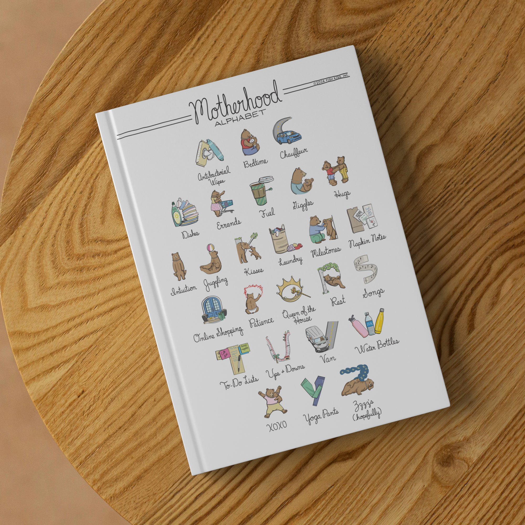 Motherhood Alphabet Hardcover Journal