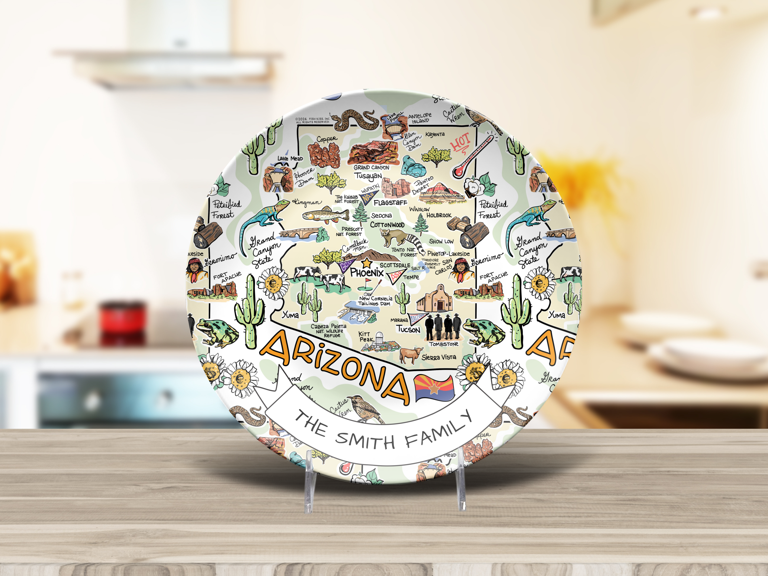 Custom Arizona Plate