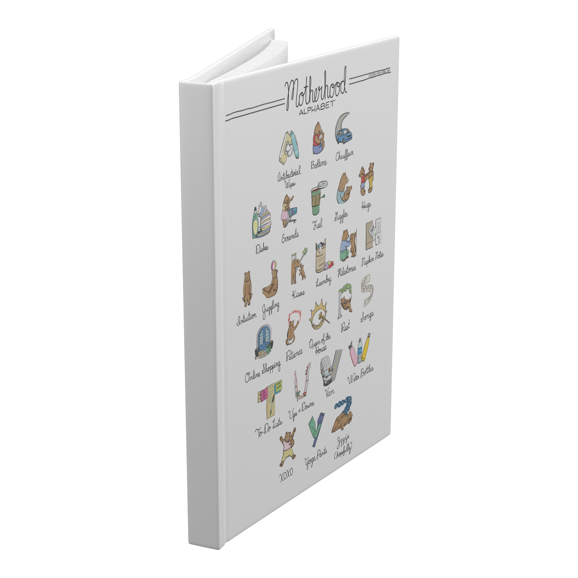 Motherhood Alphabet Hardcover Journal