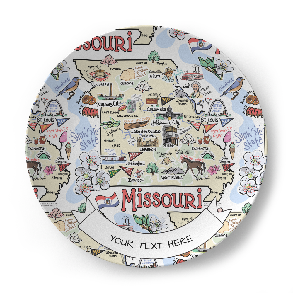 Missouri Map Plate
