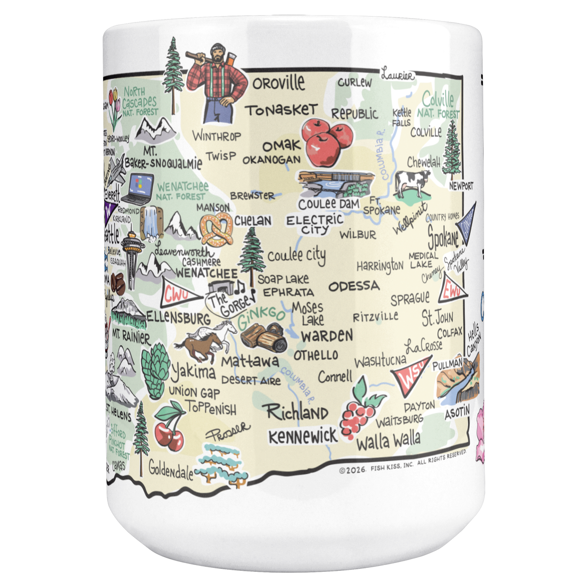 Washington 15oz White Mug