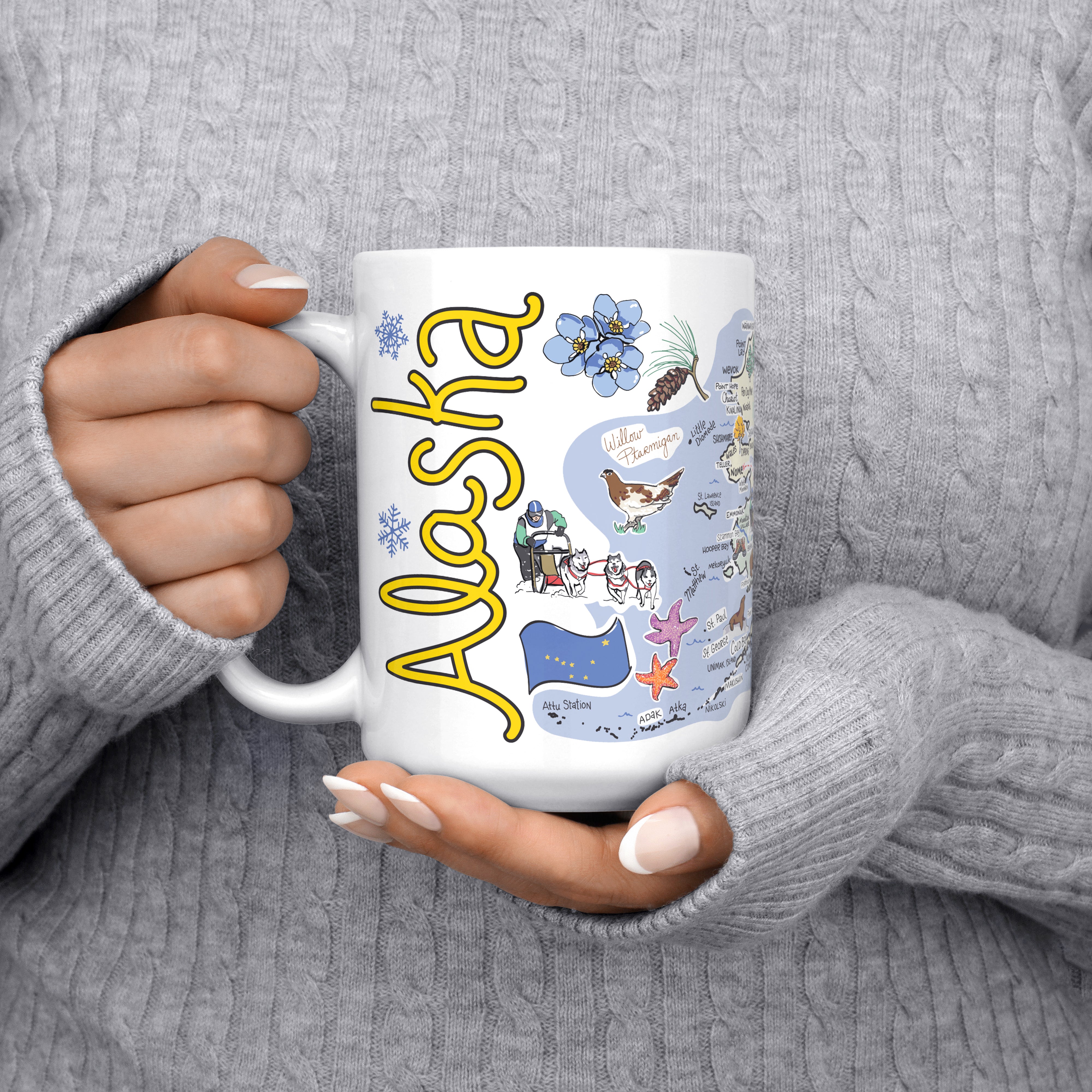 Alaska Map Mug