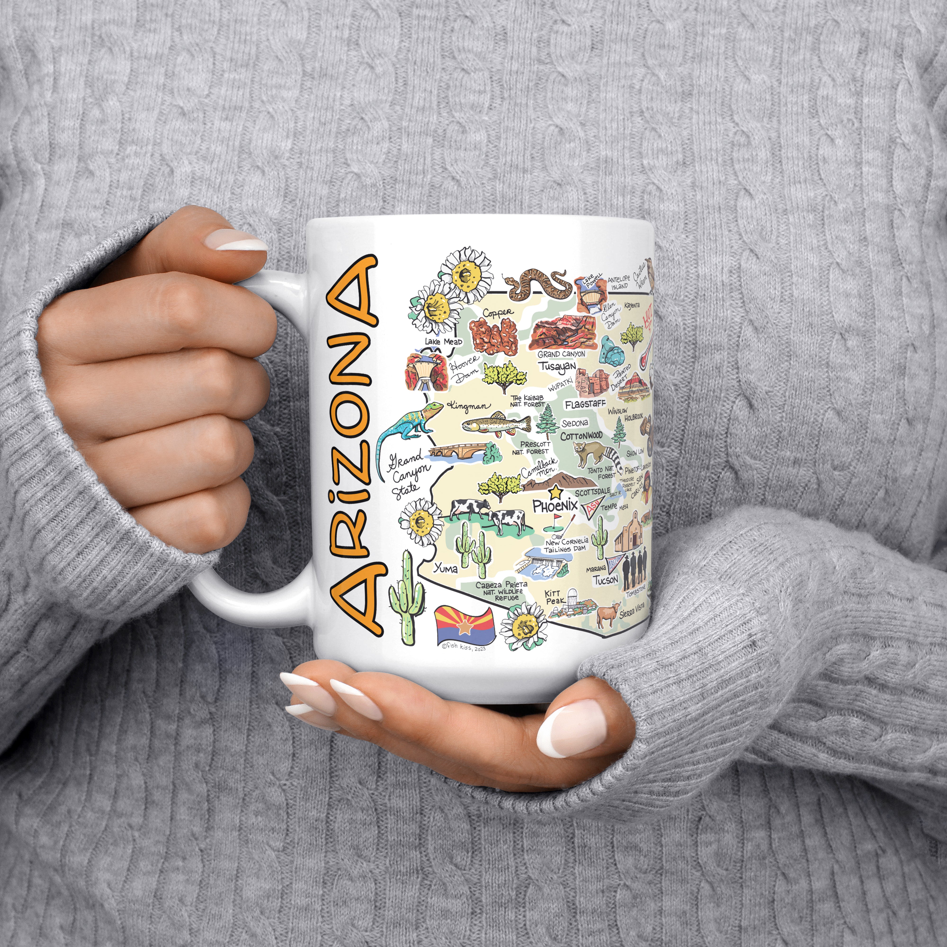 Arizona Map Mug