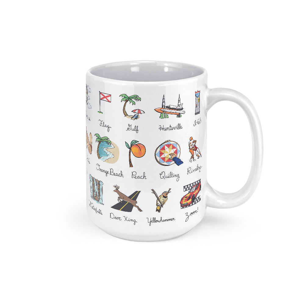 Alabama Alphabet Mug