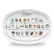 Alabama Alphabet Platter