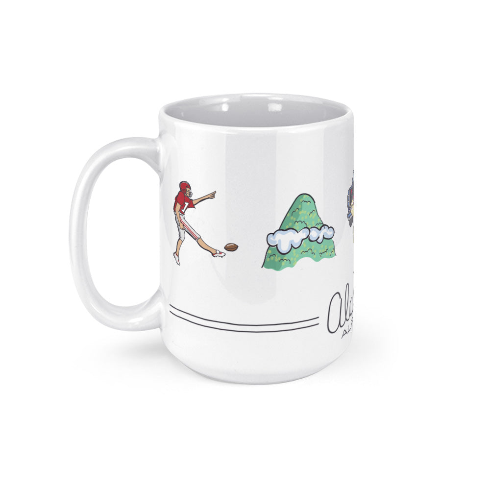 Custom Alphabet Name Mug - States