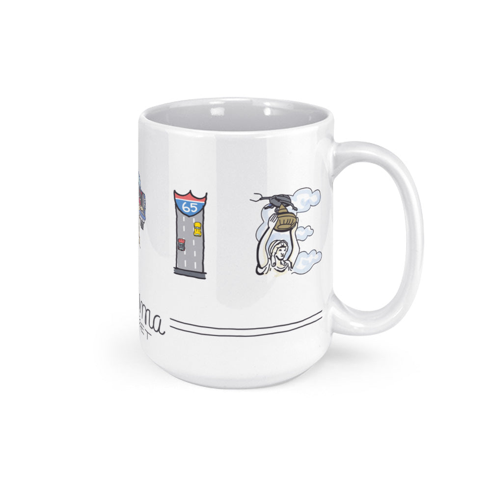 Custom Alphabet Name Mug - States