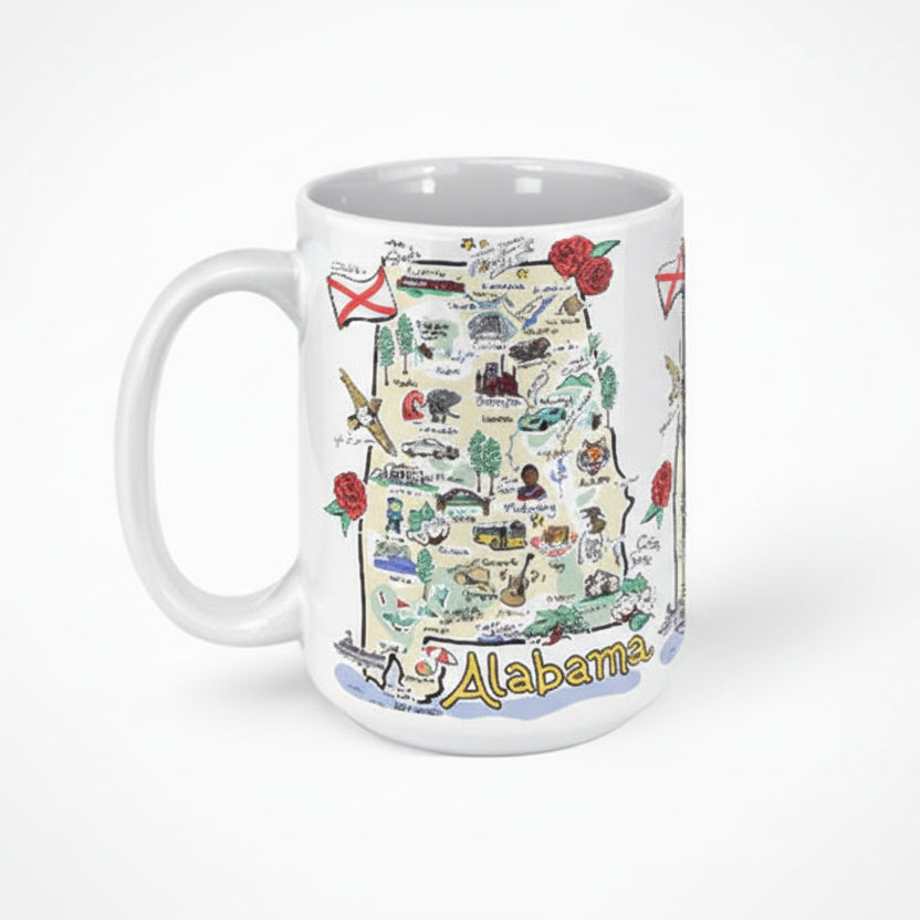 Custom State Map Mug