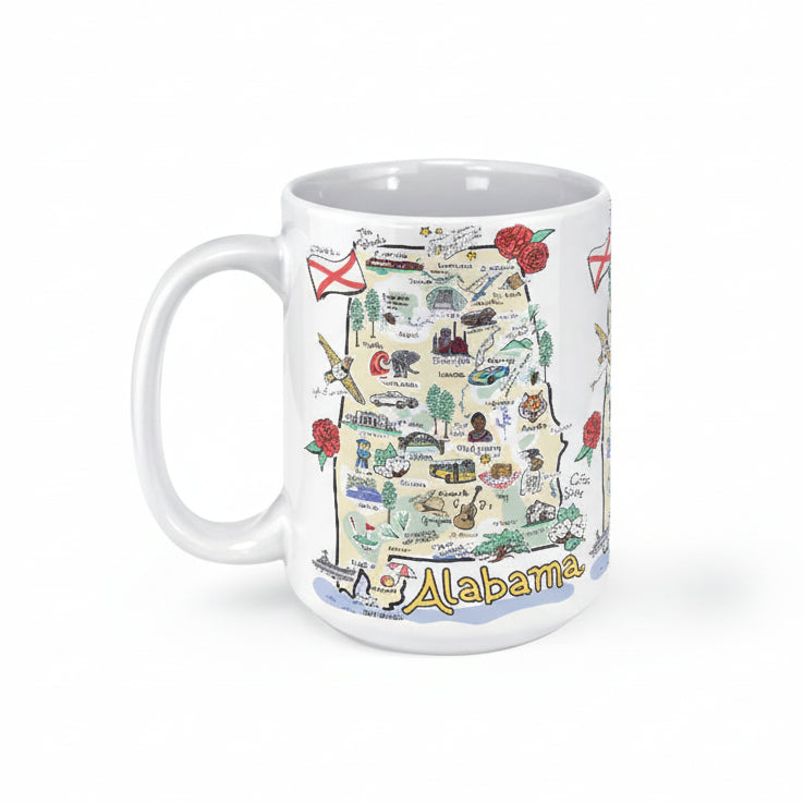 Alabama Map Mug