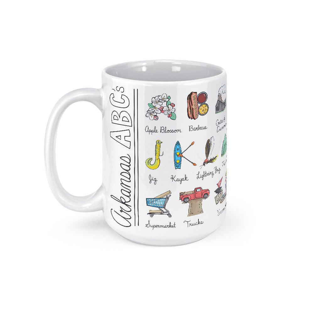 Arkansas Alphabet Mug
