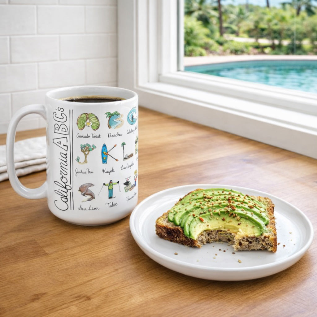 California Alphabet Mug