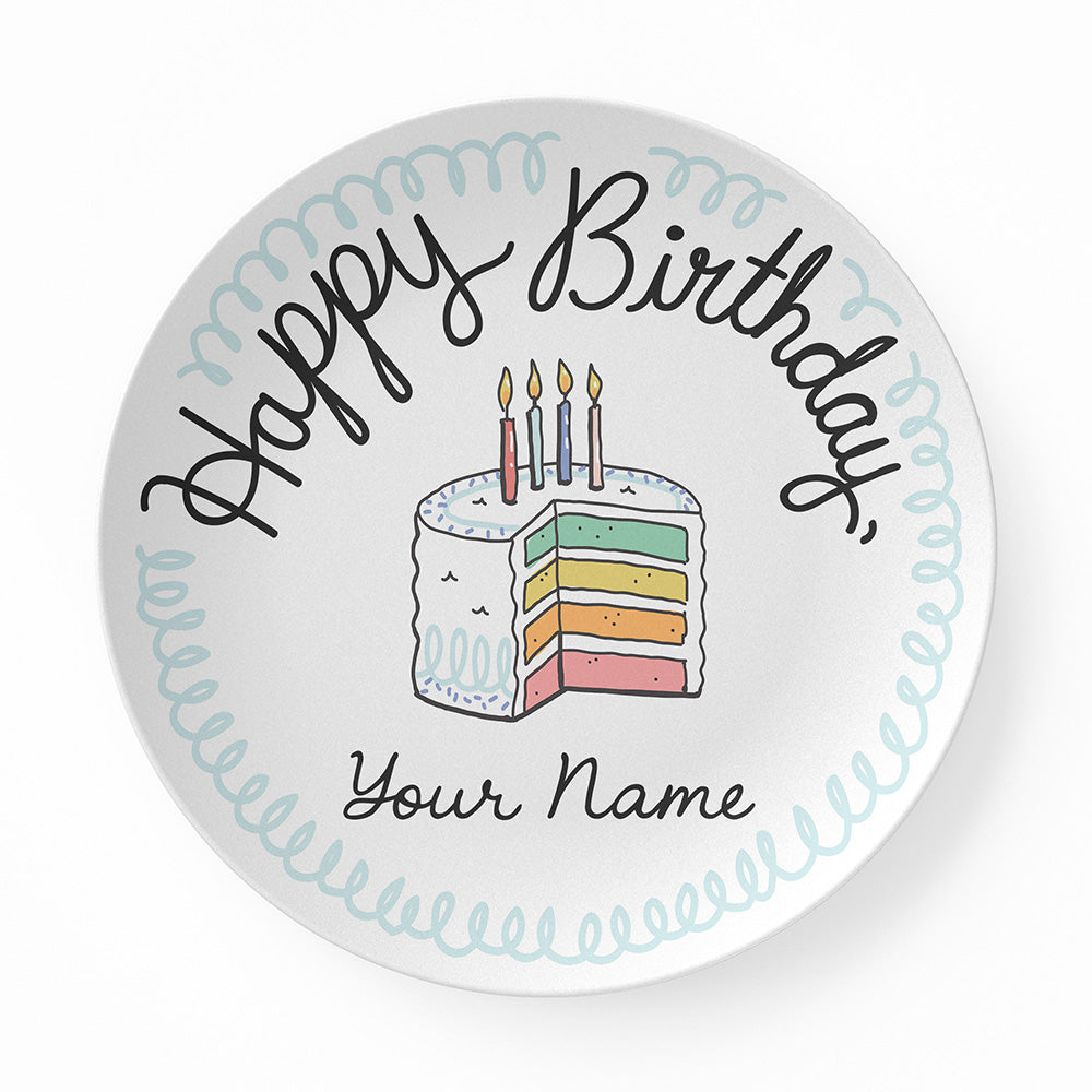 Custom Birthday Plate