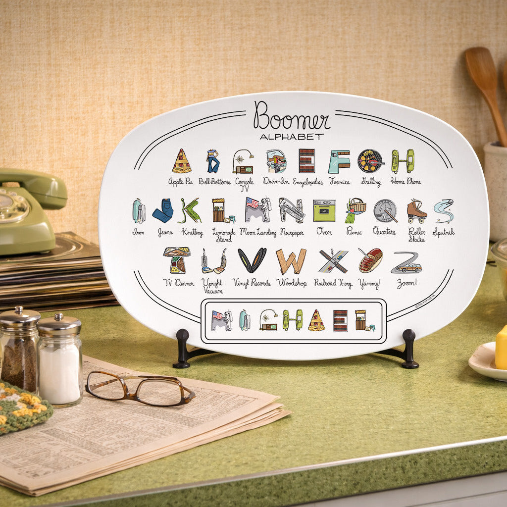Your Generation Custom Alphabet Platter