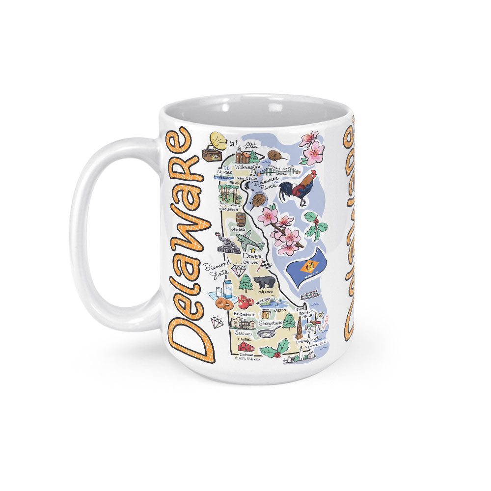 Delaware Map Mug