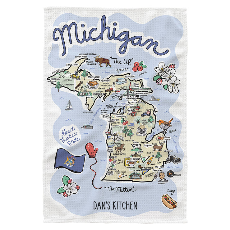 Michigan Kitchen Towel