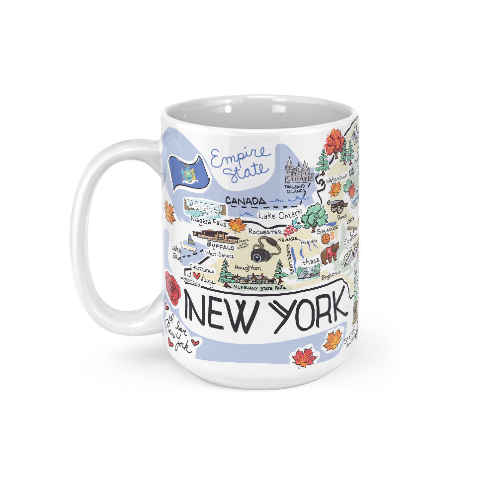 New York Map Mug