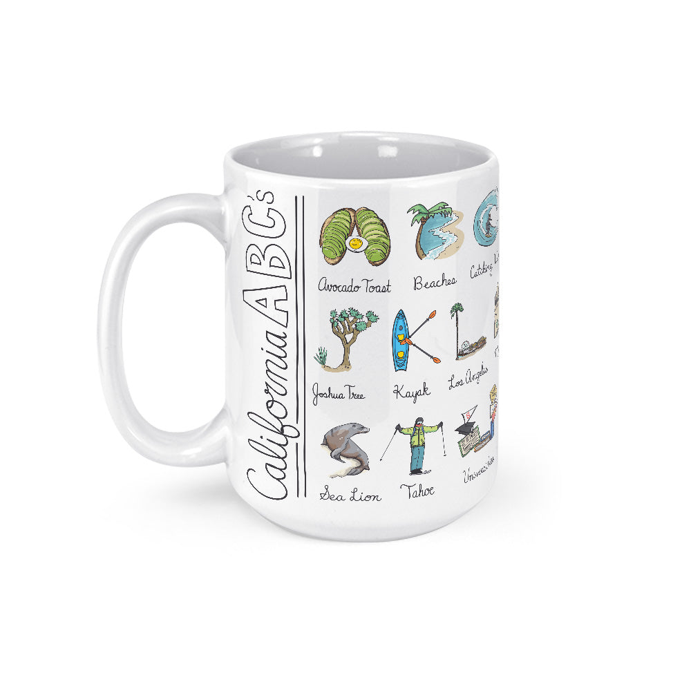 California Alphabet Mug