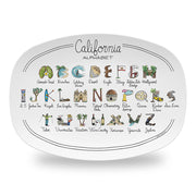 California Alphabet Platter