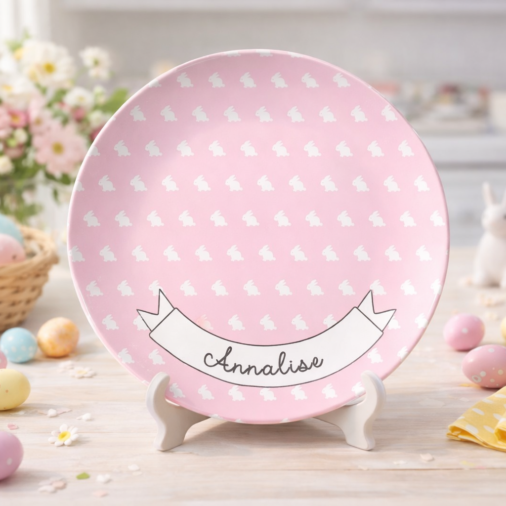 Custom Bunny Plate