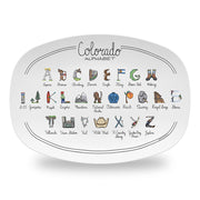 Colorado Alphabet Platter