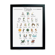 Florida Alphabet Art