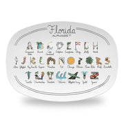 Florida Alphabet Platter