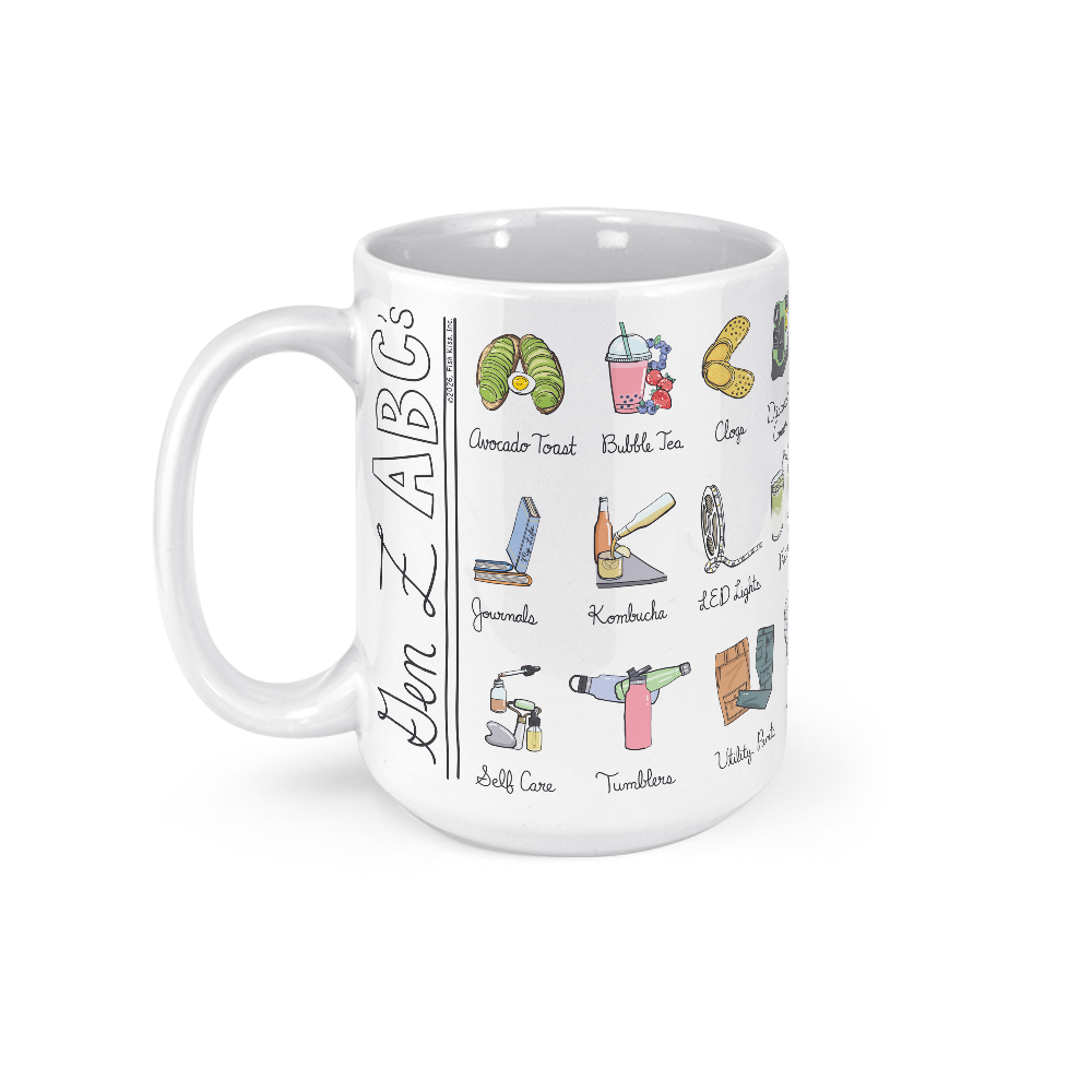Gen Z Alphabet Mug