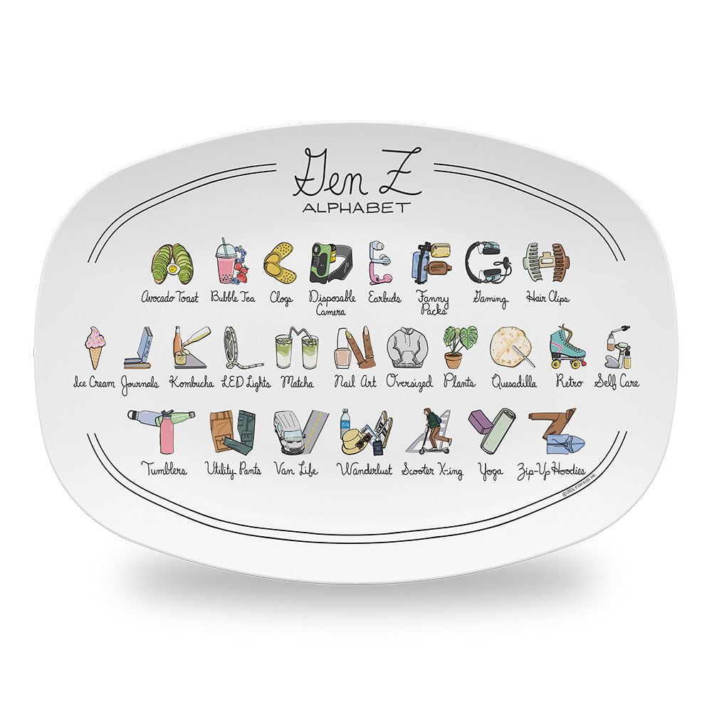 Your Generation Alphabet Platter