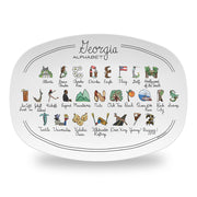 Georgia Alphabet Platter