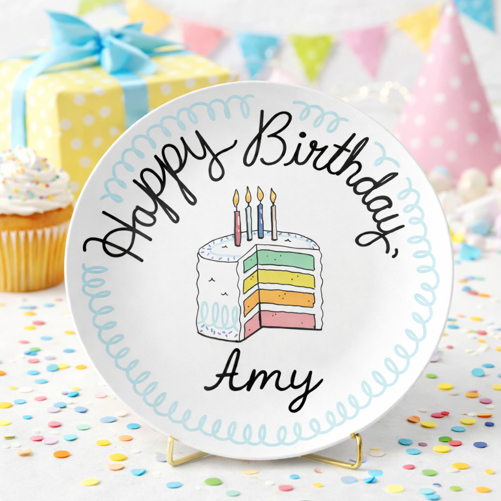 Custom Birthday Plate