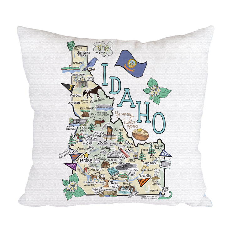 Idaho Map Pillow