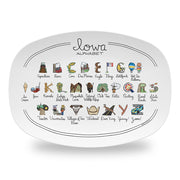 Iowa Alphabet Platter