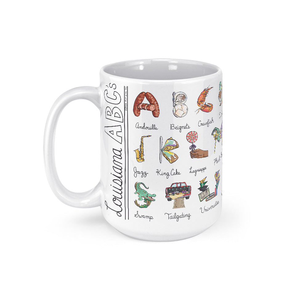 Louisiana Alphabet Mug