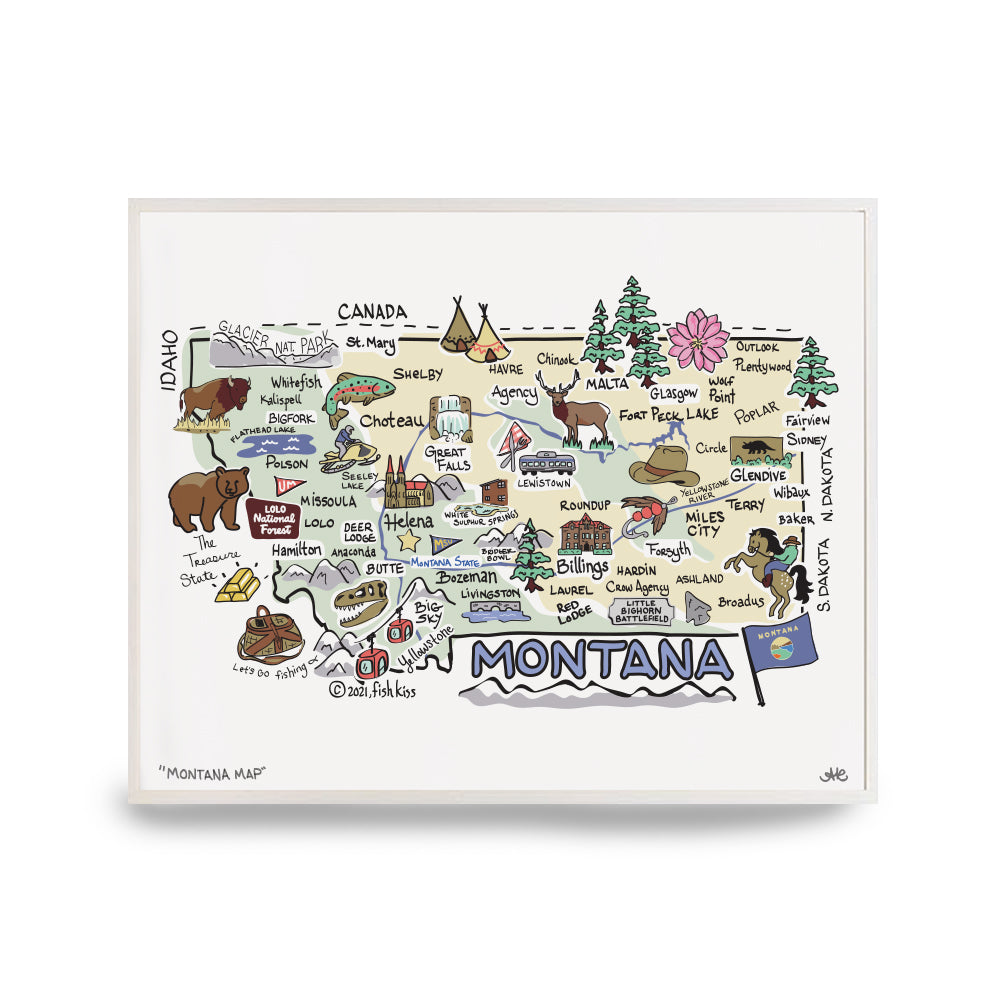 State Map Print