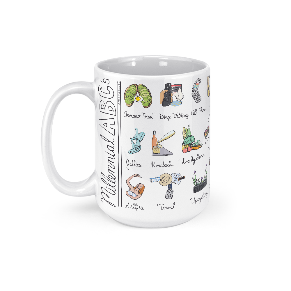 Millennial Alphabet Mug