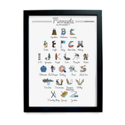 Minnesota Alphabet Art