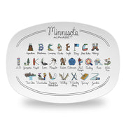 Minnesota Alphabet Platter