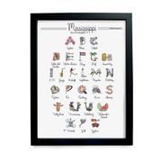 Mississippi Alphabet Art