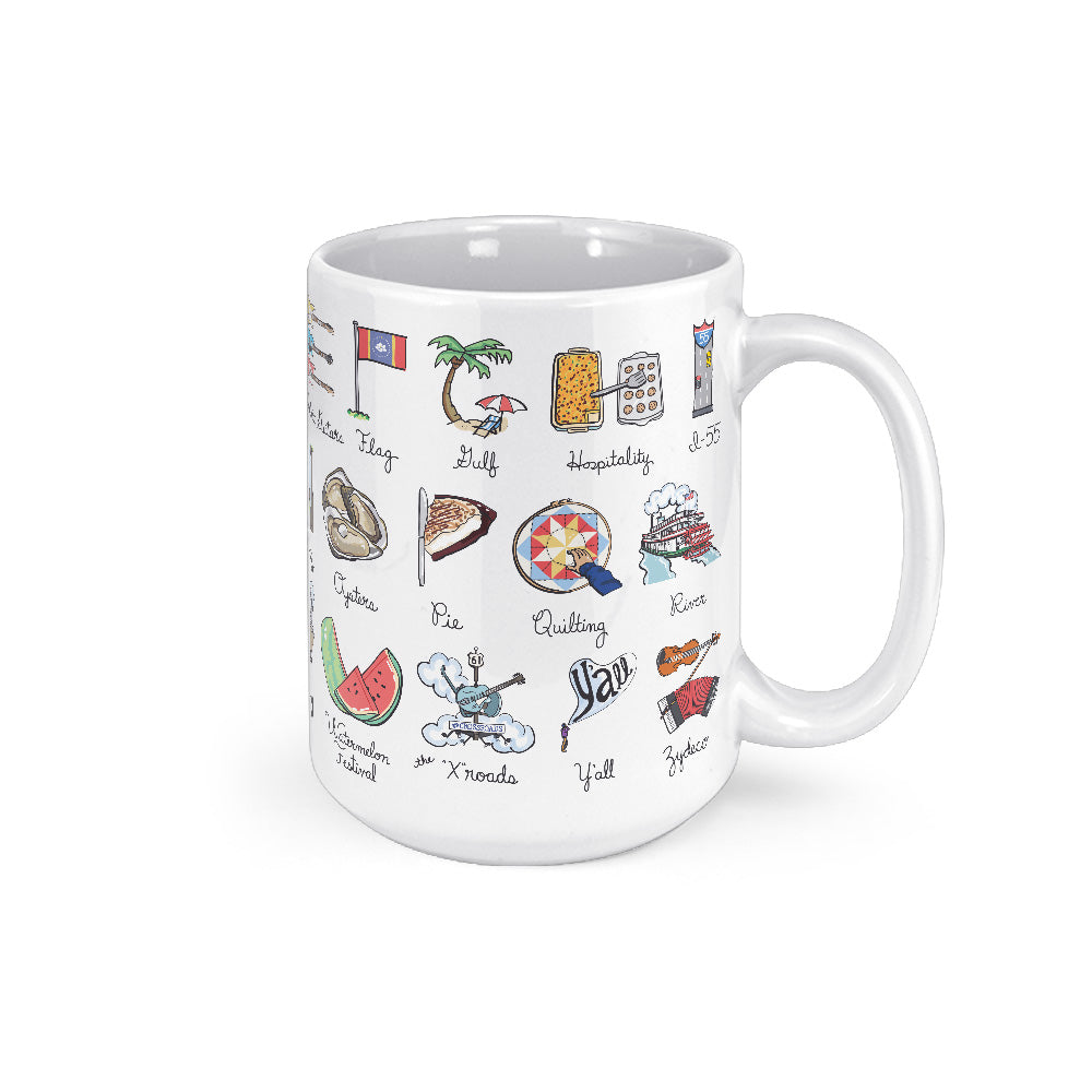 Mississippi Alphabet Mug